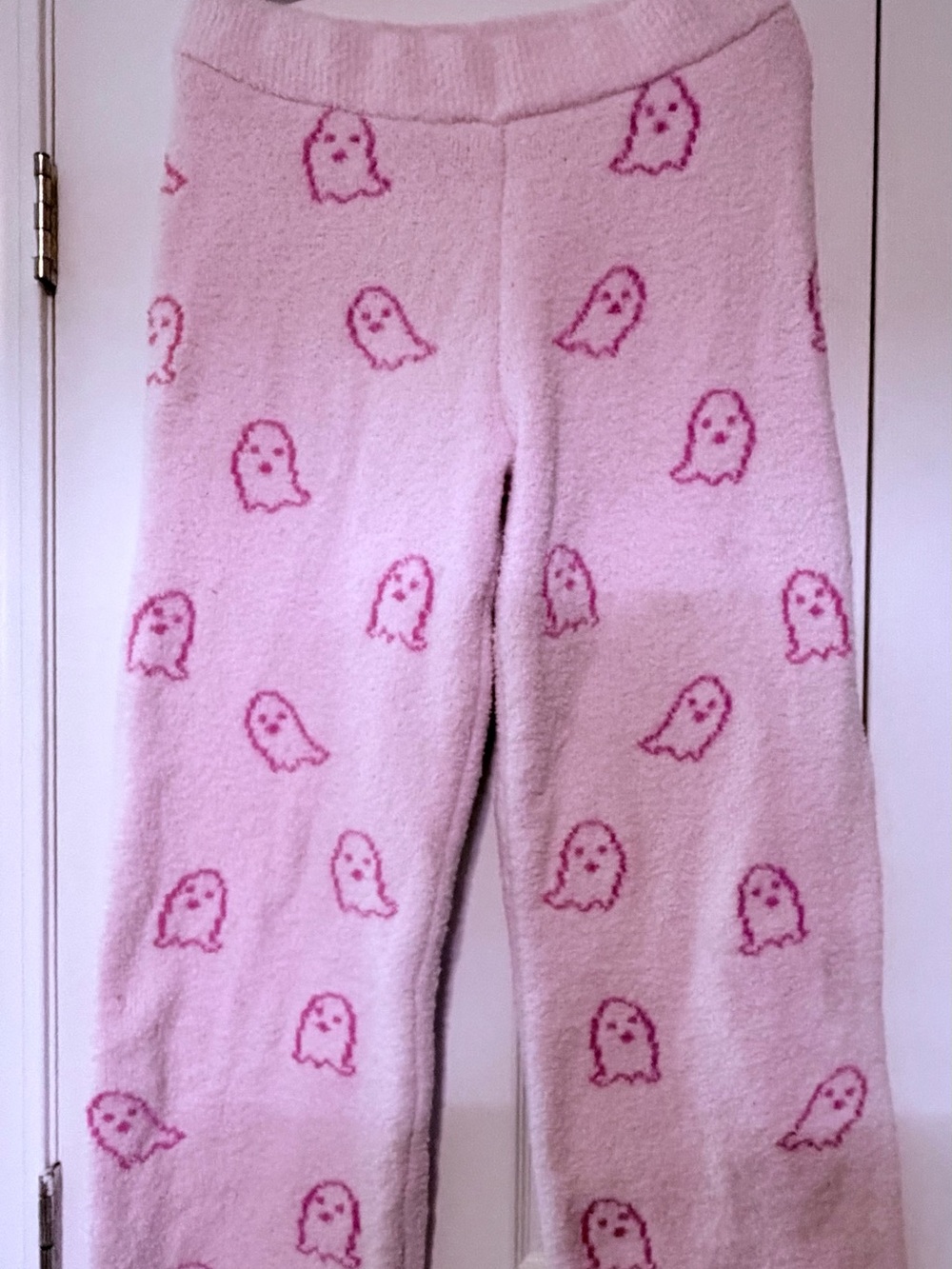 cupcakes & cashmere Pink Ghost Plush Pajama Bottoms